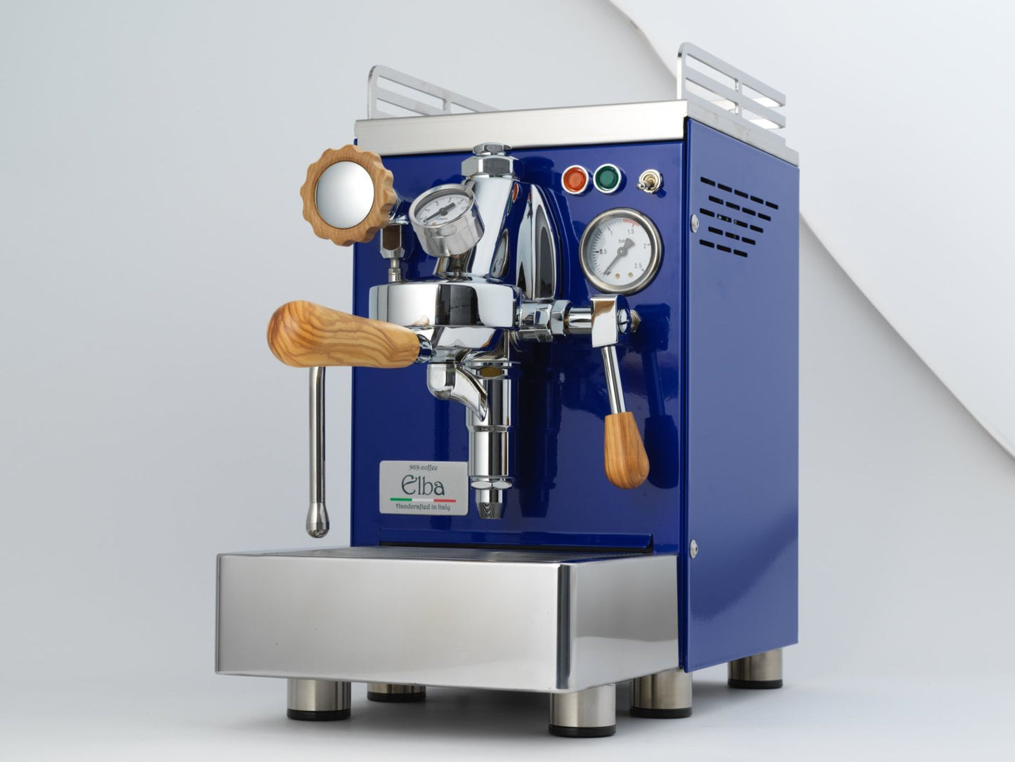Espressomaschine Elba IV: Hochwertige Zwei-Kreiser Siebträgermaschine für Espressogenuss für Zu Hause