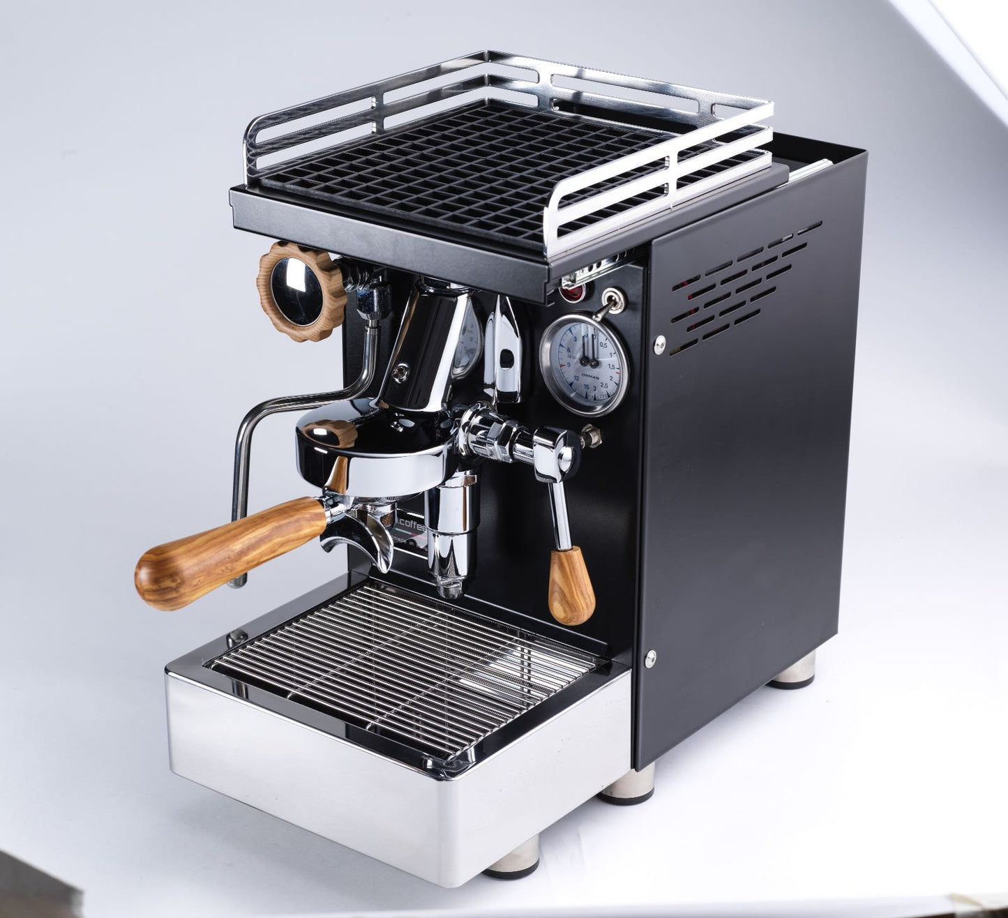 Espressomaschine Elba IV: Hochwertige Zwei-Kreiser Siebträgermaschine für Espressogenuss für Zu Hause