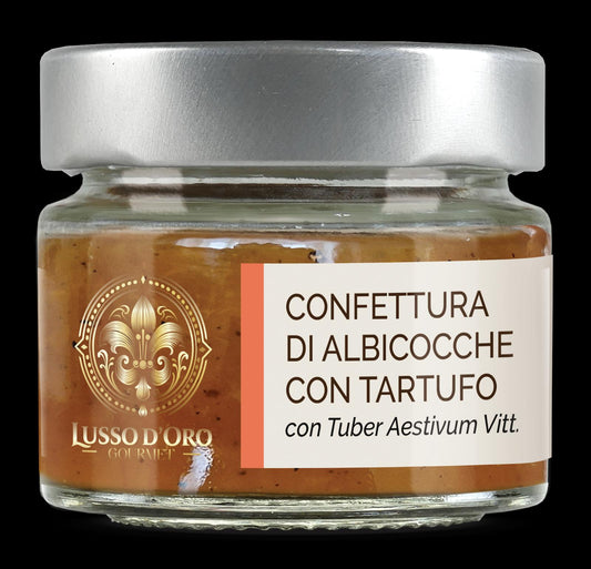 Aprikosenmarmelade mit Trüffel